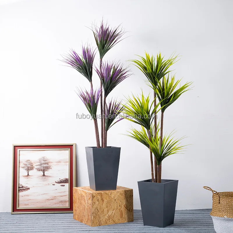 S02664 Indoor tree living room Decor Landscape Plant Tree Sago Cycas Trees Artificial Dracaena Plants artifical plants indoor