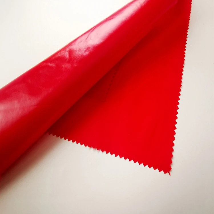 
Fabric Waterproof Nylon Down Jacket High Quality Cheap Industrial Ripstop Nylon Woven Weft Plain Dyed PU Coated 