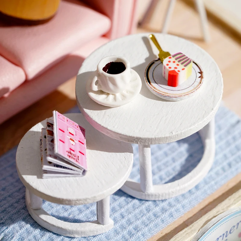Tea Time Small Size Mini Toy Happy Corner Diy Doll House