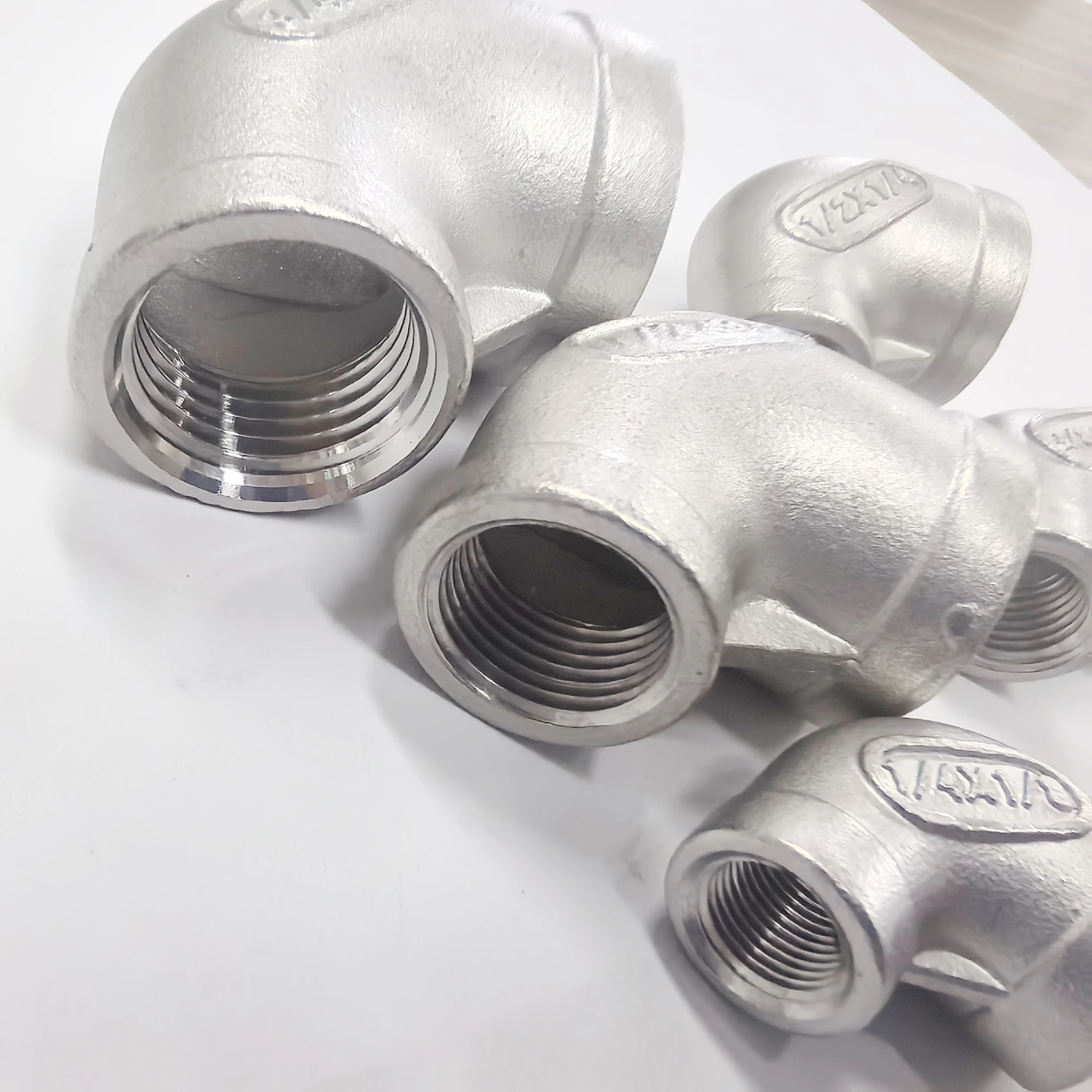 WAKAMATSU SS304 из нержавеющей стали локтевые конструкционные фитинги для труб Ниппель 90-градусного сокращения локтя BSPT NPT резьбовой