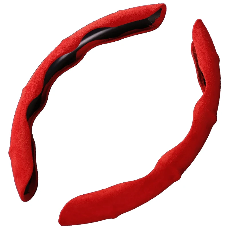 Carbon Fiber Car Steering Wheel Cover Comfortable Car Steering Wheel Cover Sports anti -skid car steering wheel cover