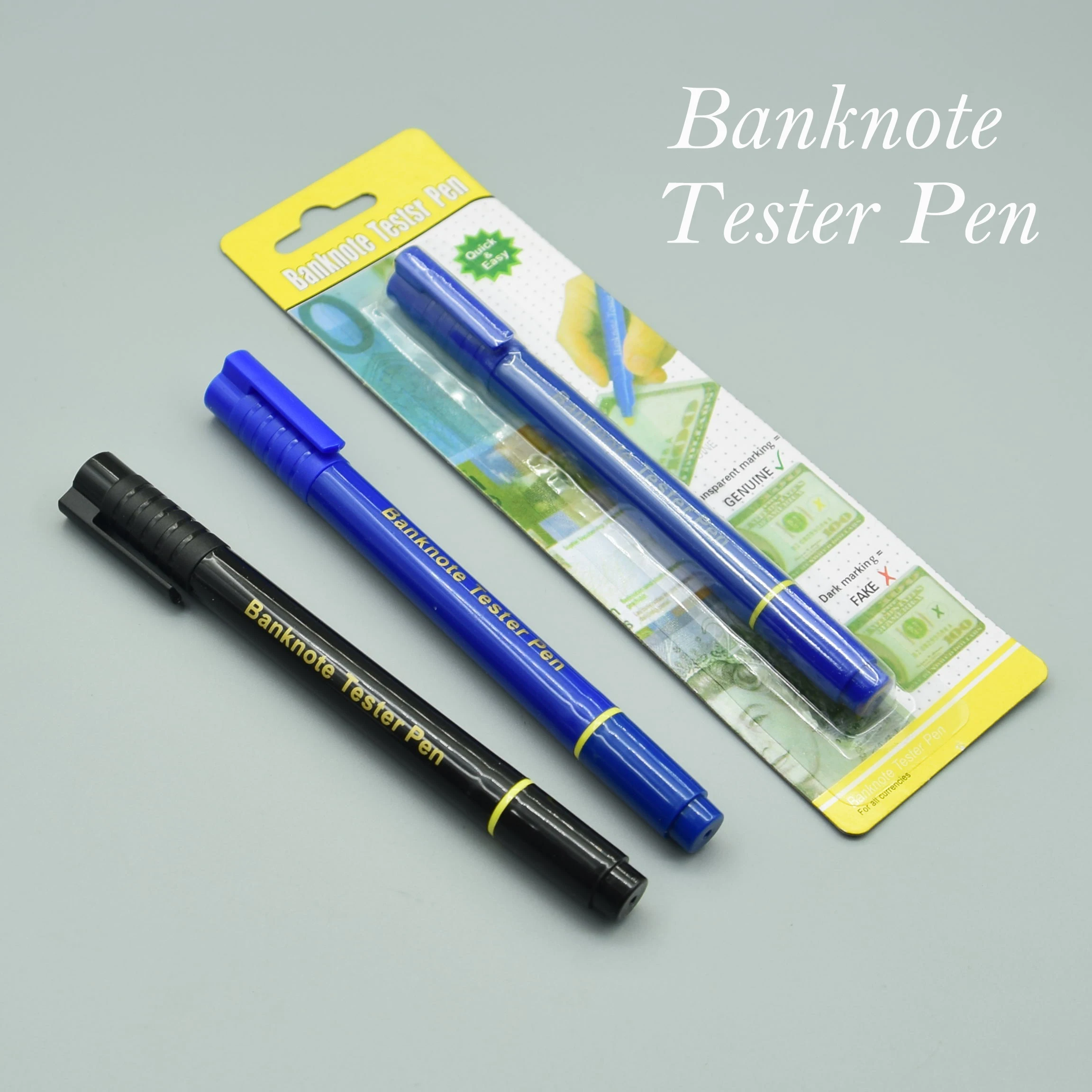 2 IN 1 Bill Currency Banknote Money Detector Pen Bill Detector Marker Money Checker Pen