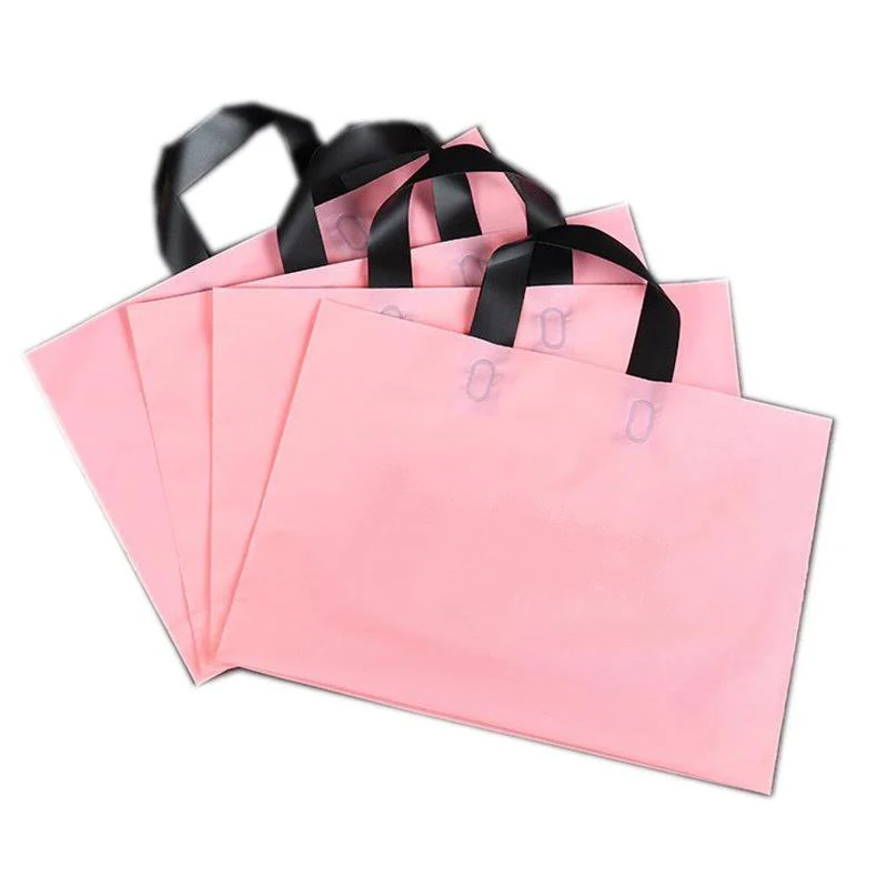 Wholesale Custom Logo Carry Bag Product Plastic Packaging Hdpe Bag For Clothes
