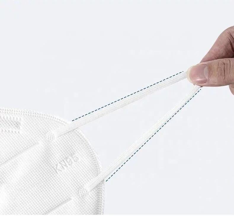 Быстрая доставка, хорошее качество, 5 слоев материала на ушных петлях белый взрослых KN95 маска для лица