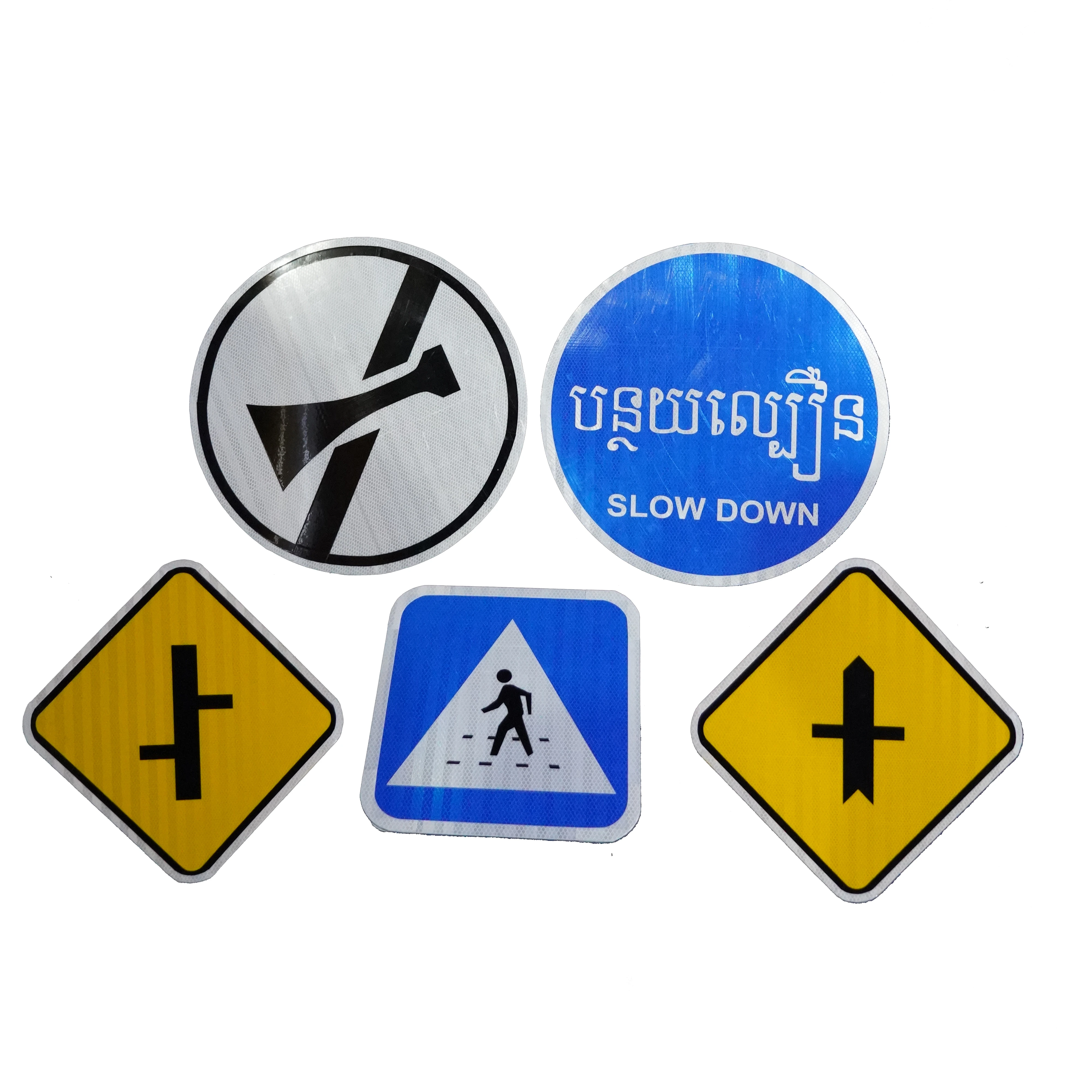 Custom Design Reflective Warning Triangle Sign  Traffic Sign Road Sign for roadway safety