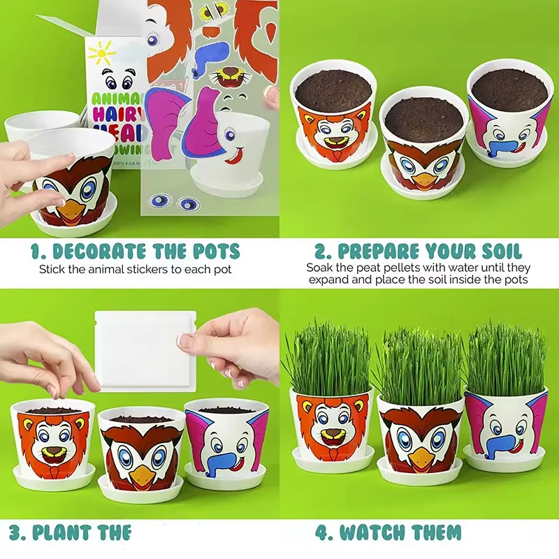 Growing Kit Garden Planting Kit Planter pots Flowerpot Tool