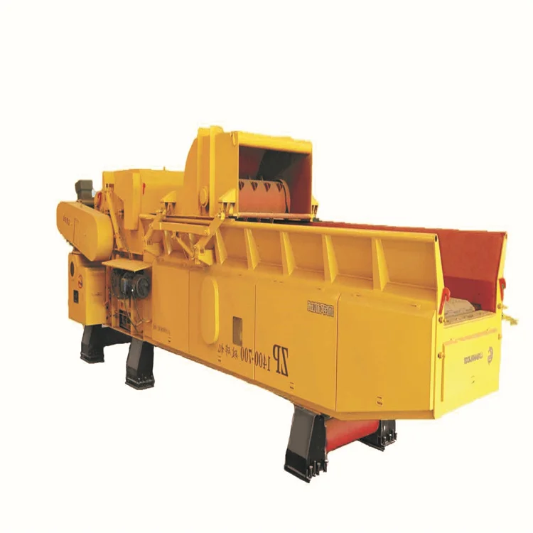 Hot sale large-scale wood integrated crusher manufacturer fully automatic diesel wood biomass shredder