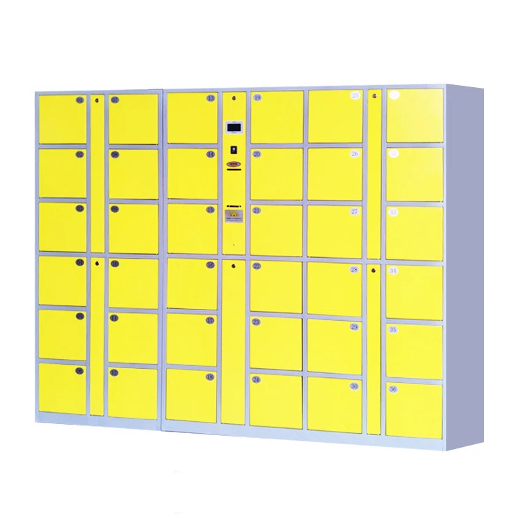 Swimming pool solar power beach baggage storage rental locker  biometric fingerprint bag luggage smart electronic gym locker