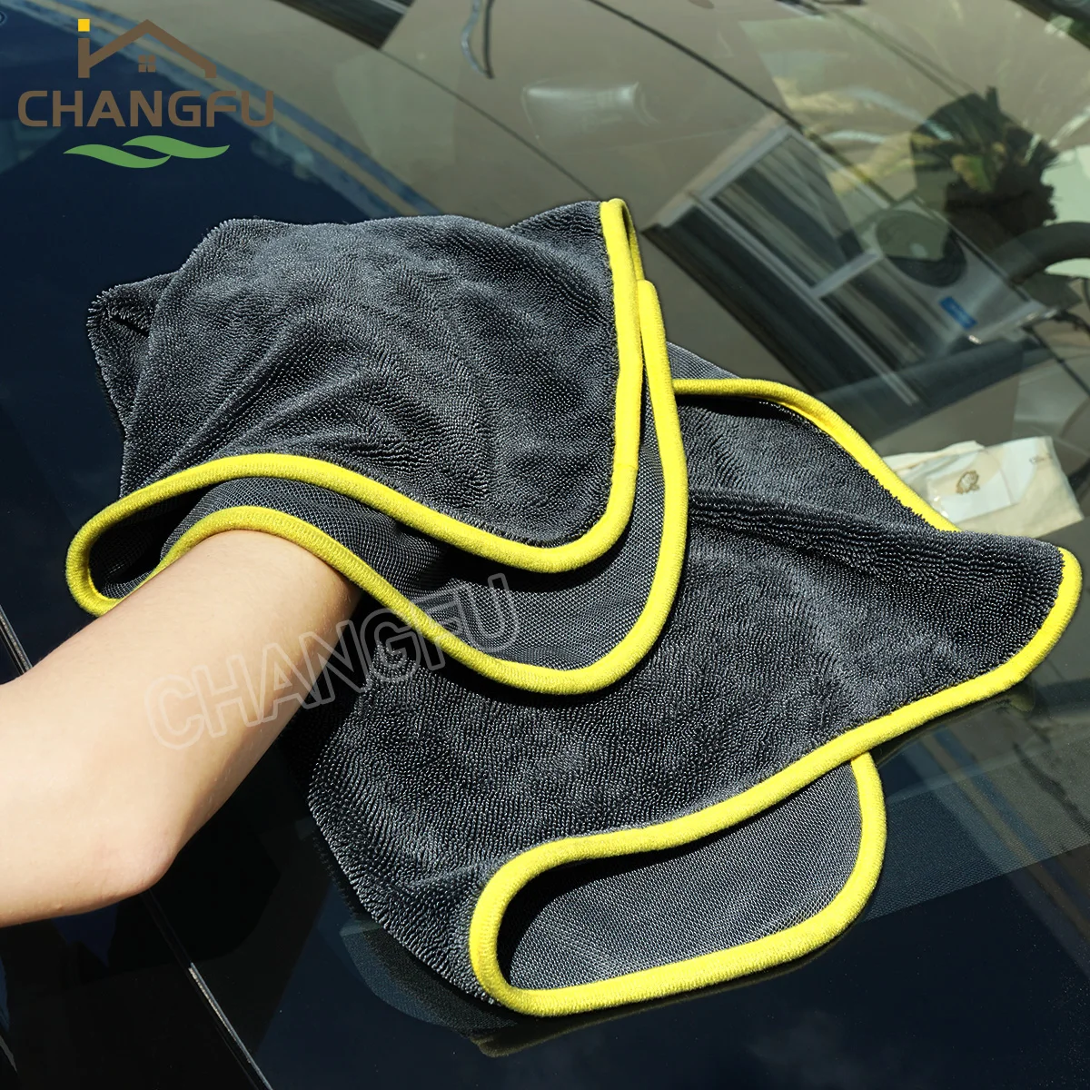 Top Quality Super Absorbent 600gsm Twist Dry Microfiber Car Wash Cleaning Cloths Polishing Towel