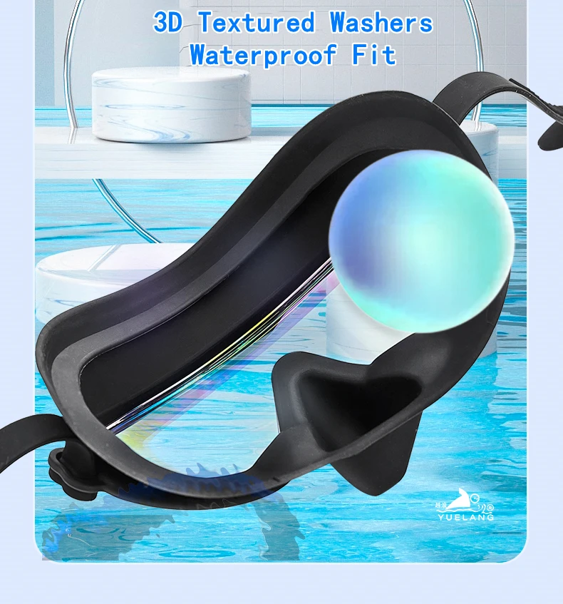 Custom Poffesional Outdoor Swim Glasses Full Face Silicone Antifog Diving Goggles Diving Mask For Men Women