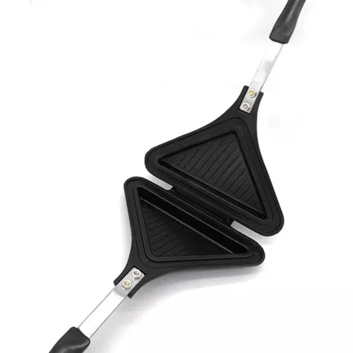 hot selling Home Gas Cooker Aluminum Alloy Flip Non-Stick Detachable Sandwich Maker Mould Triangle Mold