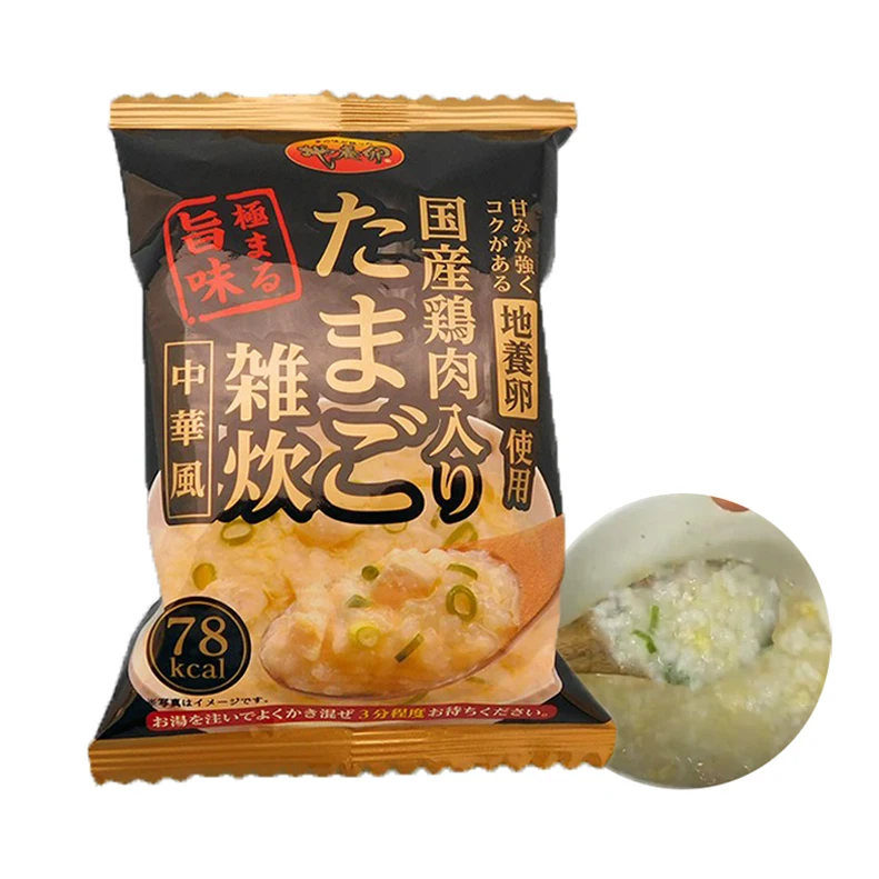 Japanese Brand Delicious And Easy Bulk Egg Porridge Freeze Dry