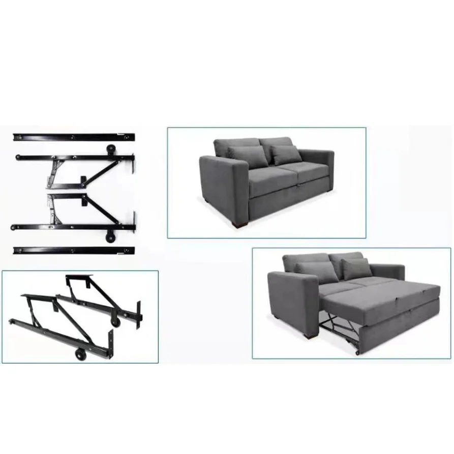 Metal Sleeper Sofa Mechanism Parts Herraje Sofa Cama Furniture Accessories Hardware Folding Pull Out Sofa Bed Mechanism