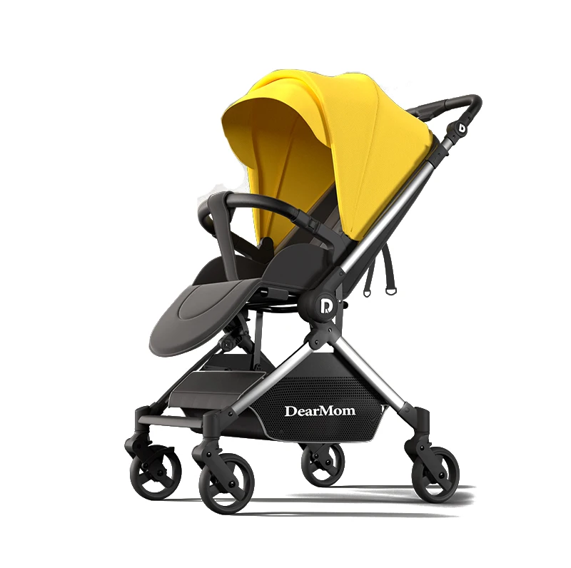Purorigin Elegant Luxury Exclusive Large Space Automatic Folding Portable Travel Stroller Light Weight Airplane Baby Carriage