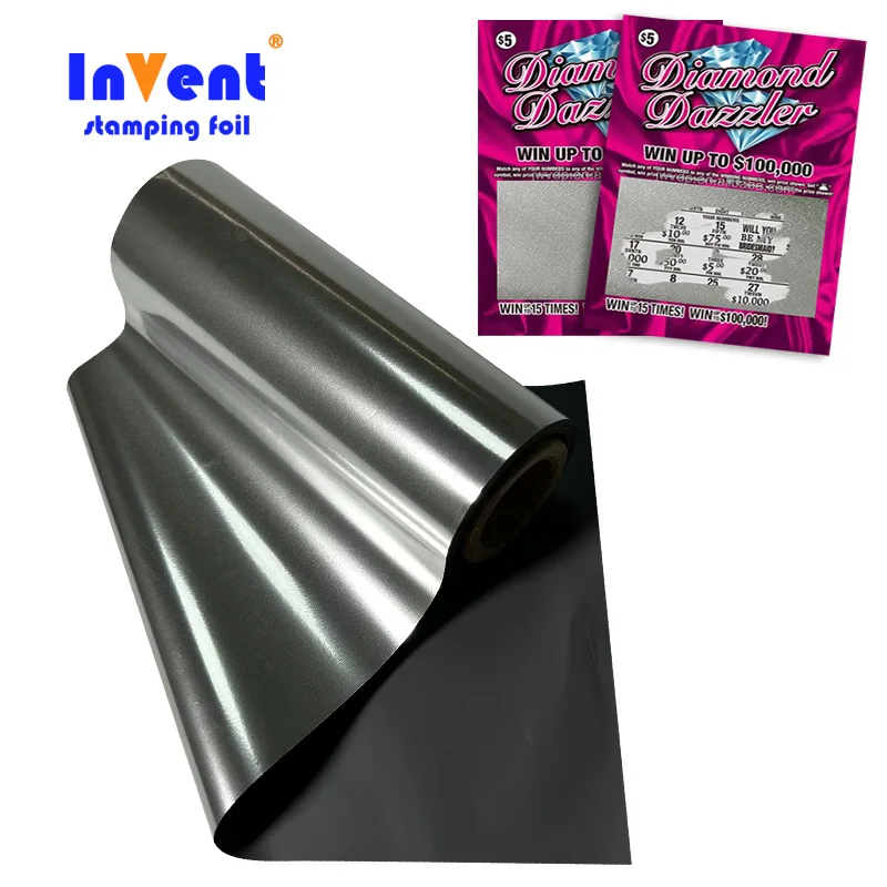 Paper Application Scratch Off Hot Stamping Foil rolls Zebra For Label Stickers card