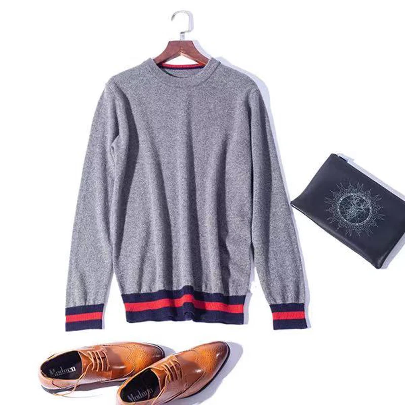 
Tonky winter crew neck colorful pullover jumpers for Men fuzzy high quality men custom sweaters with 100% cashmere yarn 