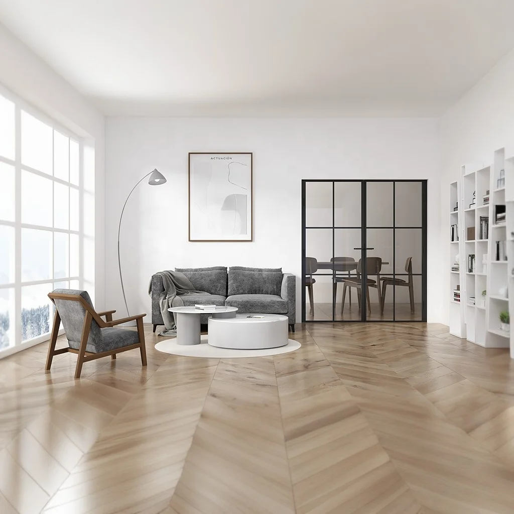 Oumeiga hall and dining partition design glass wall between kitchen and living room