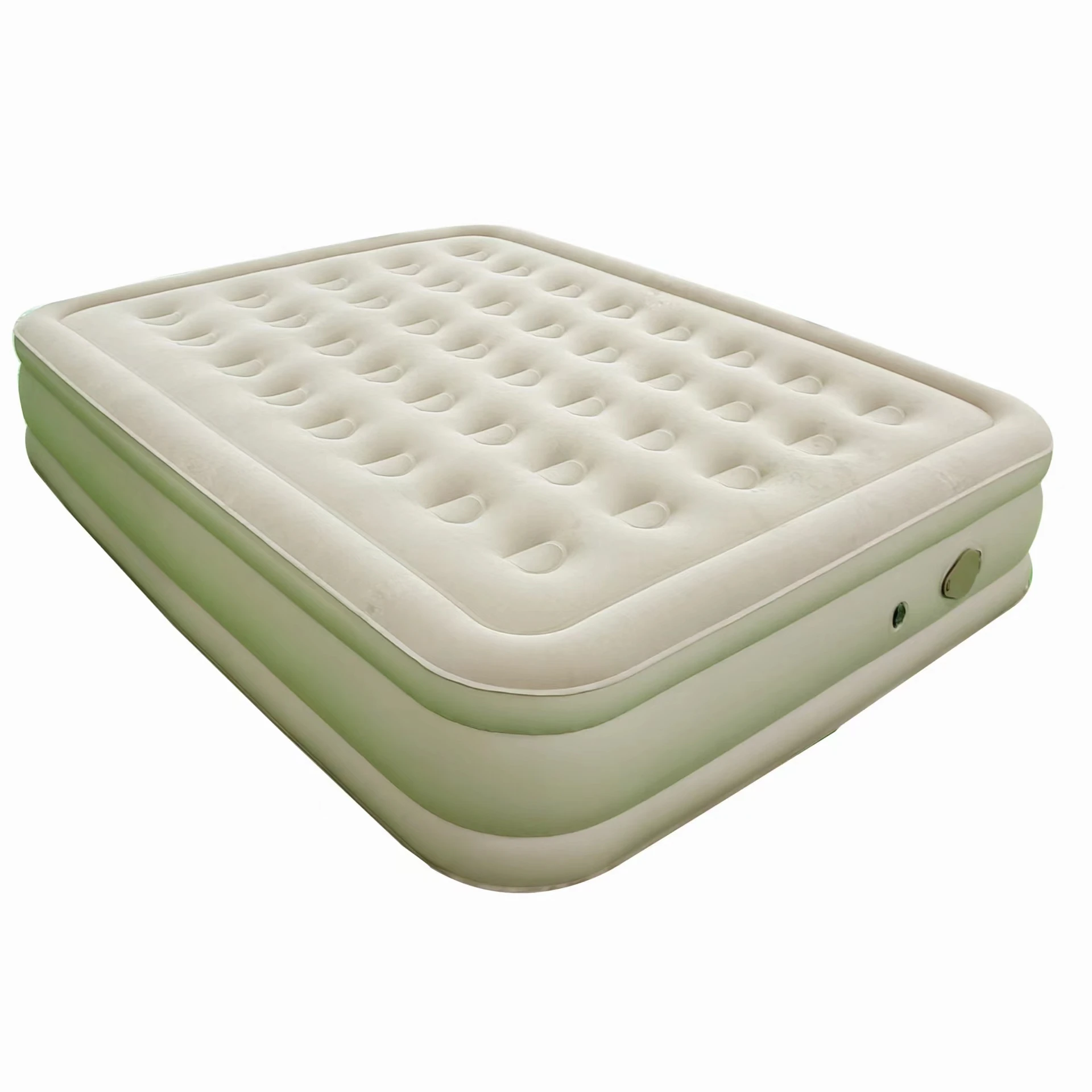 Direct Sales Ventilate Inflatable Mattress With Pump Elasticity Inflatable Mattress For Camping Wear Resistant Outdoors