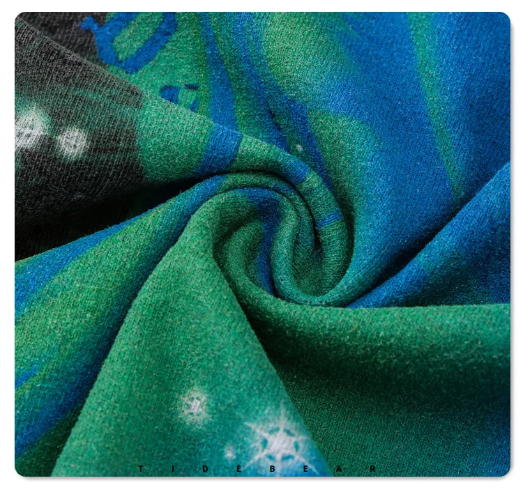 AIPA Custom Oem 220 Gsm Washed T Shirt 100% Cotton Virgin Mary Digital Printing Casual High Street Streetwear Top Tees