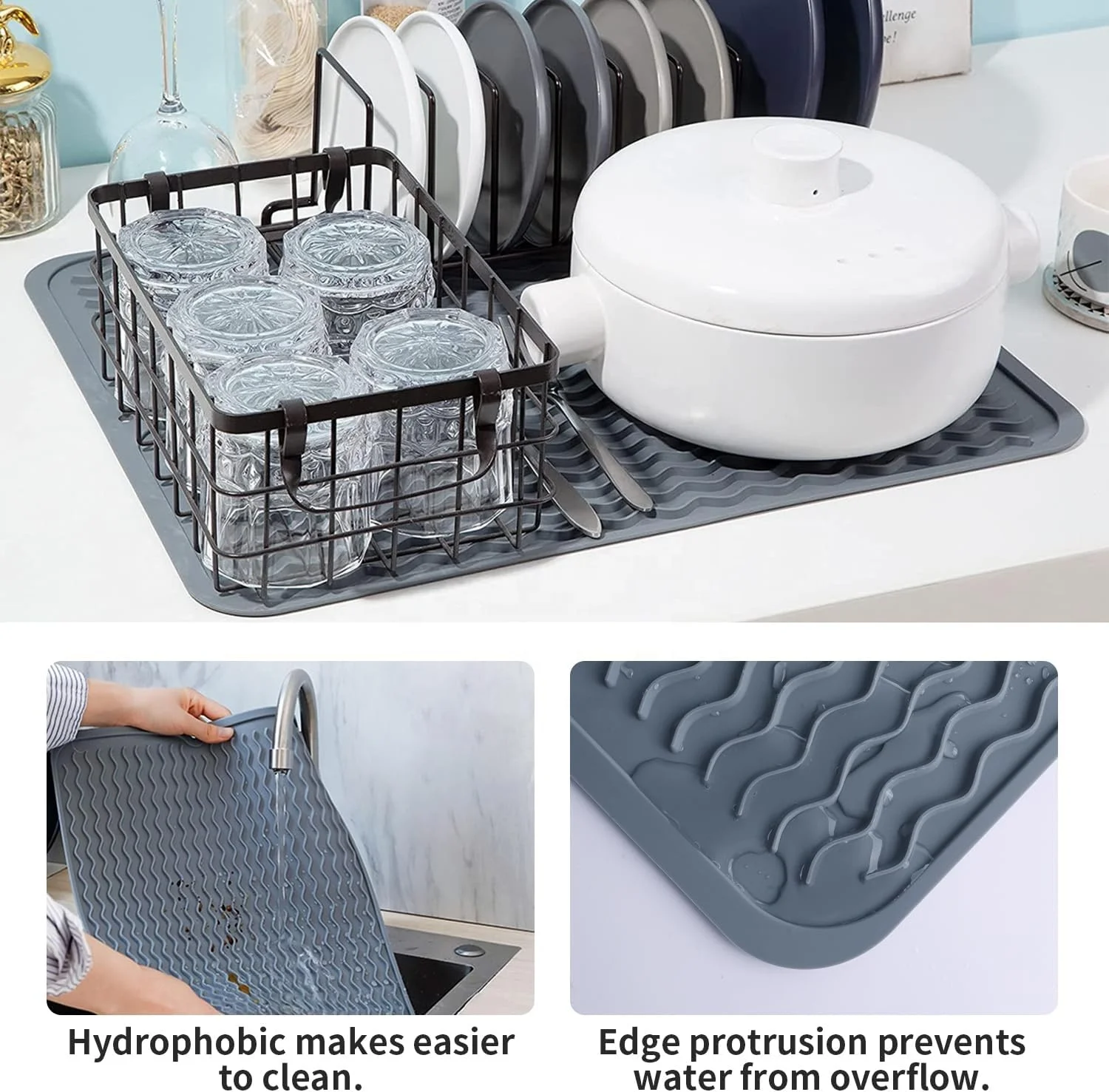 Дренажный коврик для пищевых продуктов 30 40 см