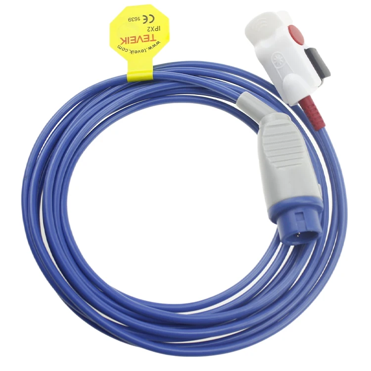TEVEIK neonate wrap band spo2 sensor cable for Mindray round 7pin with separable wrap
