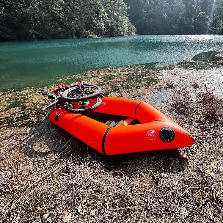 Ready to ship tpu inflatable packraft ultralight Inflatable Rafting Pack Raft Boat Inflatable Kayak Canoe Carry Bag Included