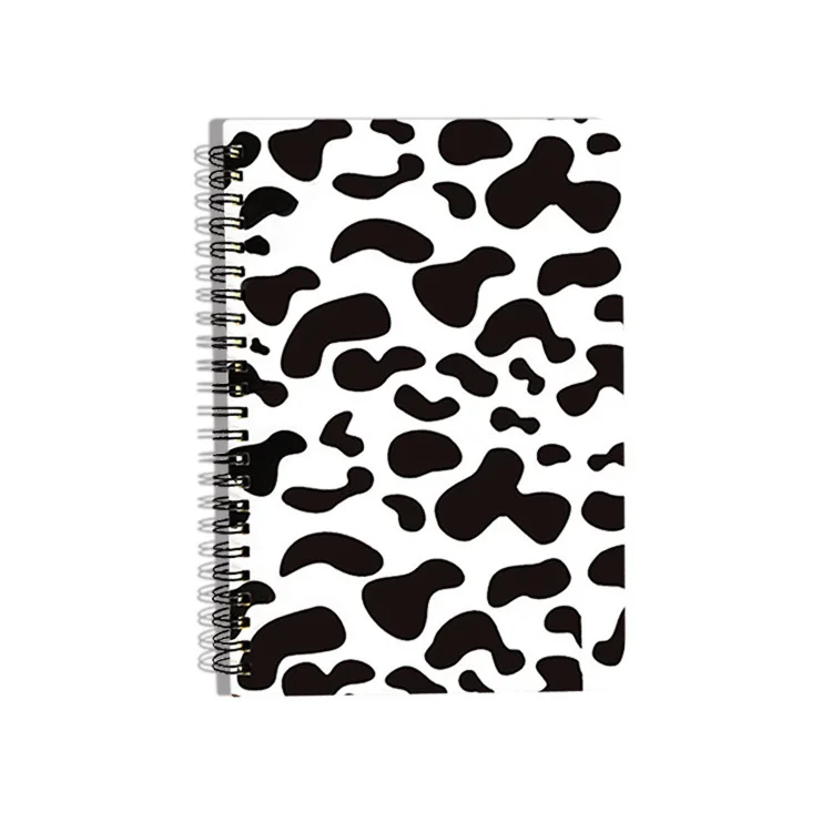 A5 Kawaii personalizados cuadernos para estudiantes espiral cuadernos universitarios leopard print notebook