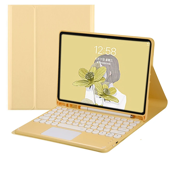 Shockproof PU Magnetic Tablet With Pencil Keyboard Case For Ipad  For Ipad Keyboard Case For Ipad Mini 6 2021 8.3inch