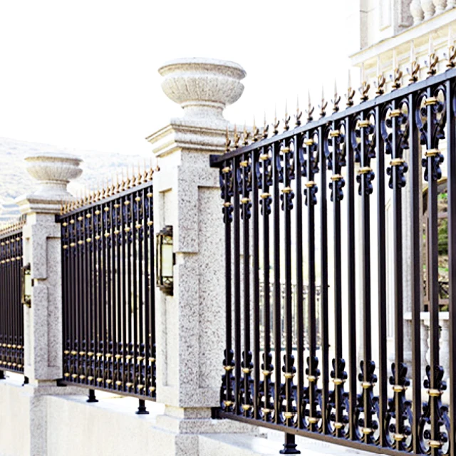 High Quality Outdoor Entrance Sliding Big Main Gate Design Homes Aluminum Flooring Aluminium Alloy Modern fence