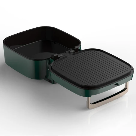 30cm New Foldable CE Korea 2 1 Indoor Tabletop Grill Electric HotPot