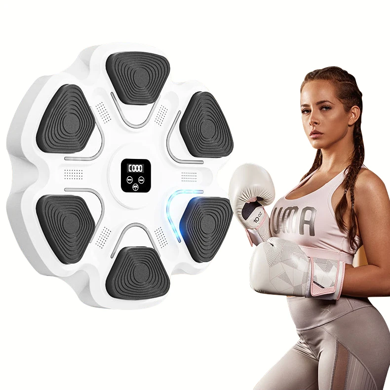 2024 New Model Smart Bluetooth Music Wall Mounted Boxing Target Music Boxing Machine with Boxing Gloves