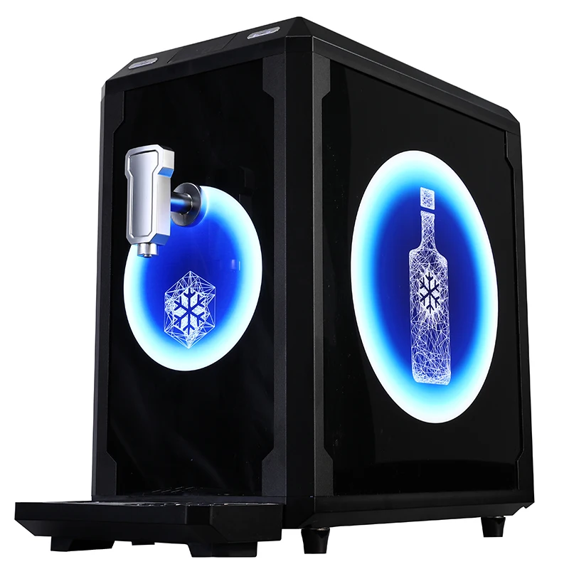 Novel drink dispenser for liquor cooling machine mini iced whisky tap dispenser newly adjustable temperature with LED display
