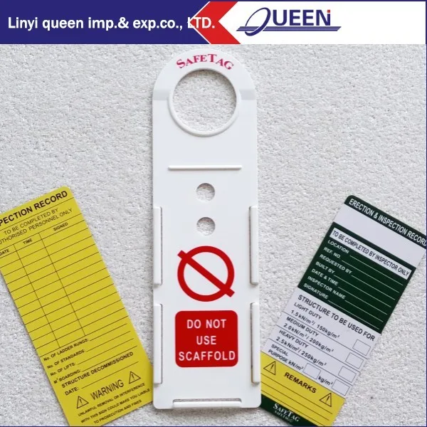 Scaffolding scaff and ladder tag