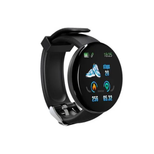 
D18 Smart Watch Round Touch Screen Fitness Tracker Sports Watch Smart Bracelet Phone Accessories As A Gift For Men Women 