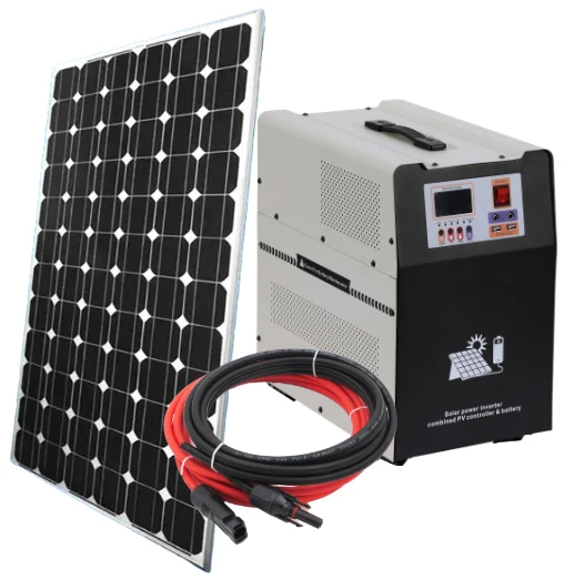Portable Solar System 500W 1KW Solar Panels for Home Pure Sine Wave Electric Charger for Cars with Solar Panel MPPT Jump Starter