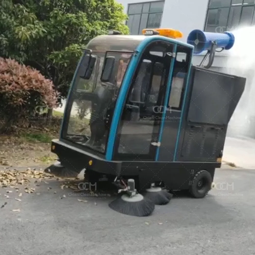 E900(HFS)  ride on road sweeper vacuum road sweeper truck  sidewalk sweepers for sale