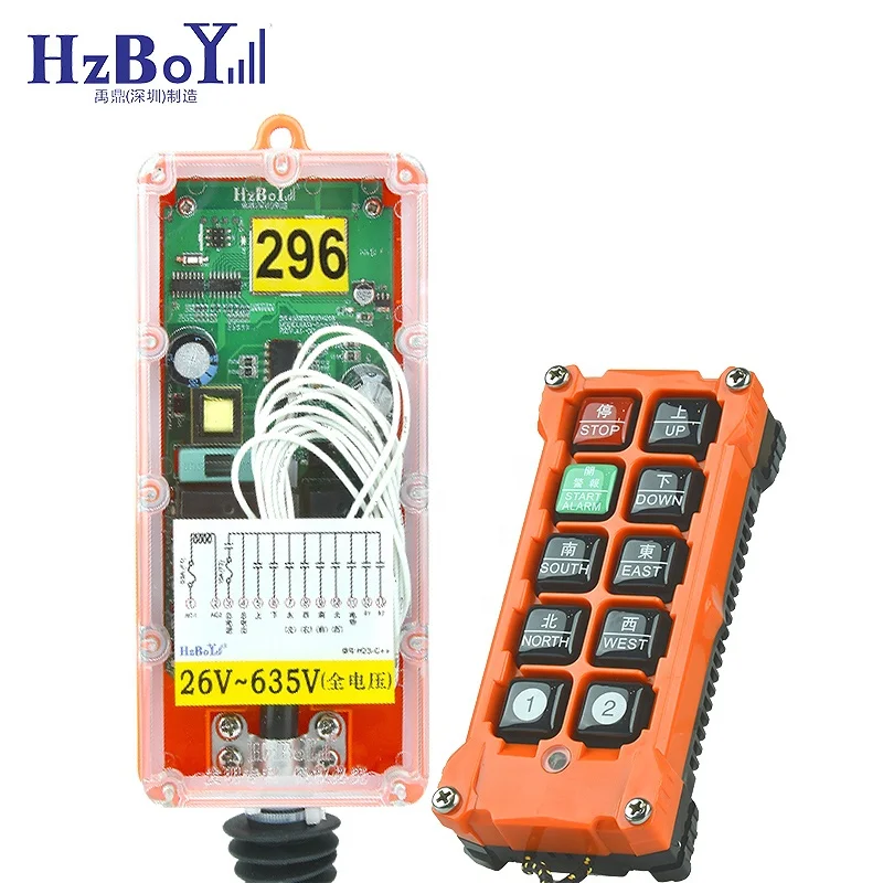 Radio Hoist Relay Switch Industrial Wireless Remote Control For Hoist Cranes