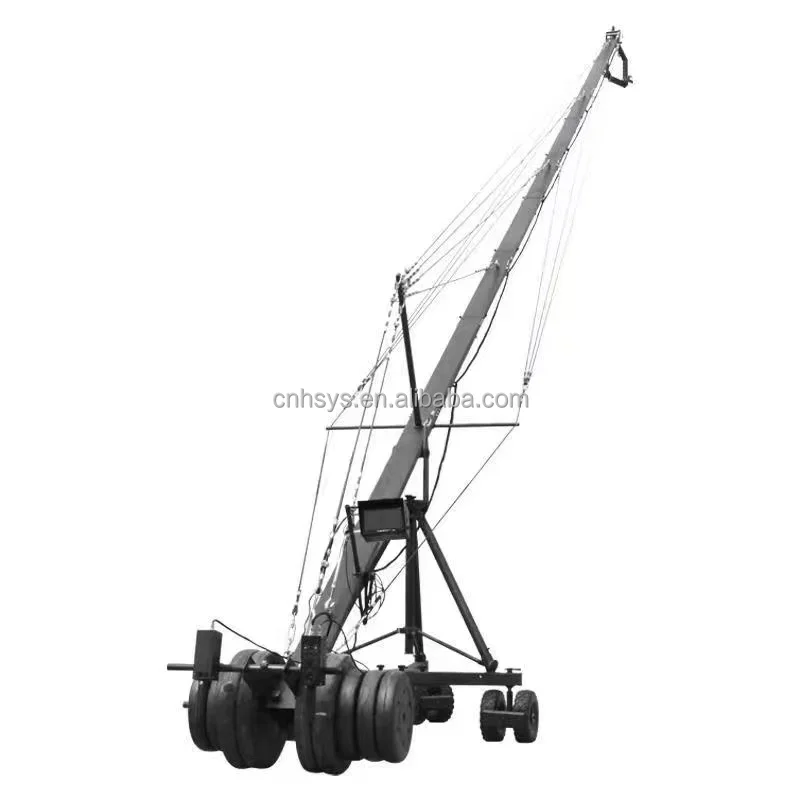 40ft Professional Triangle Pan Tilt Jimmy Camera Crane Jib