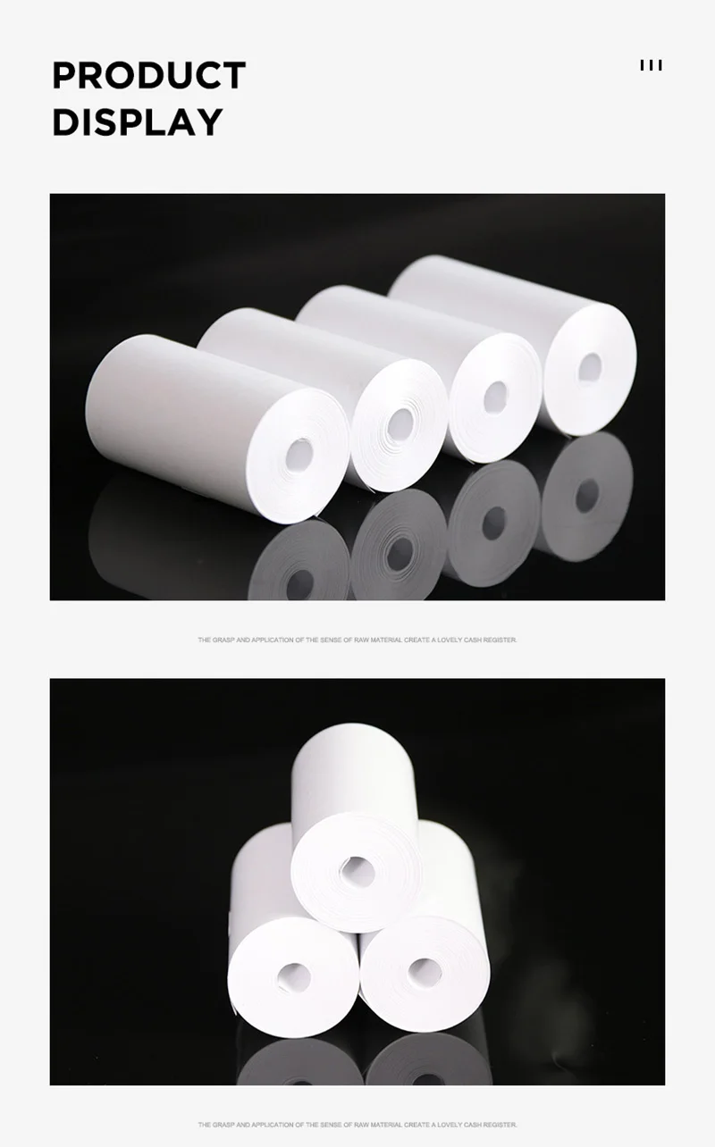 Bank Supermarket Store Pos Machine Dedicated Cash Register Paper 57*30 Mm Thermal Paper Rolls