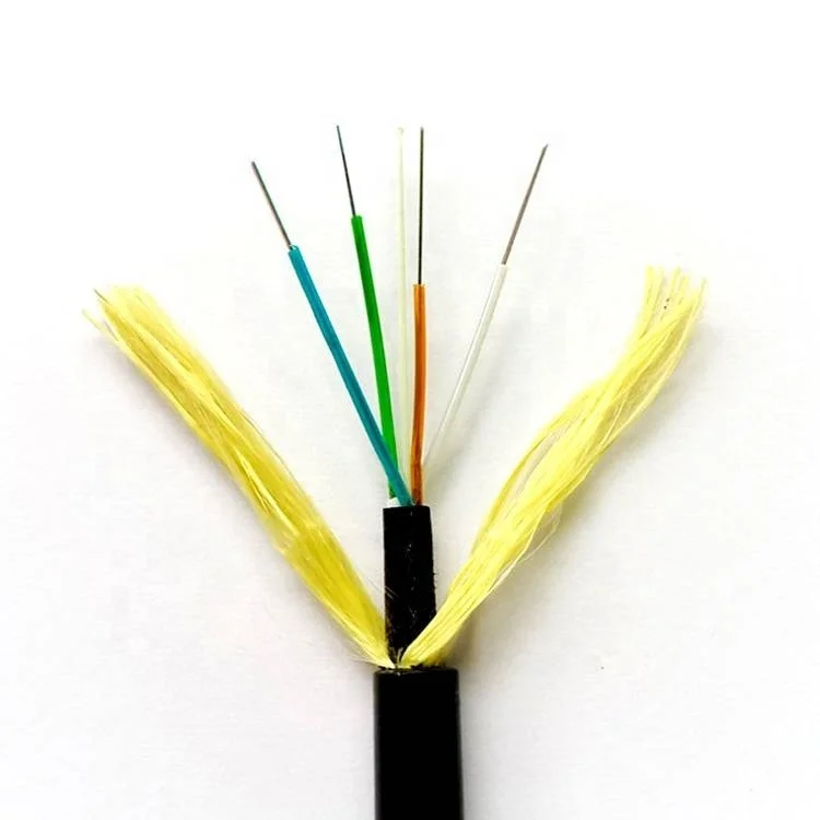 Self supporting communication 8 core ADSS fibra optic cable double single mode   Fiber Optic Cable