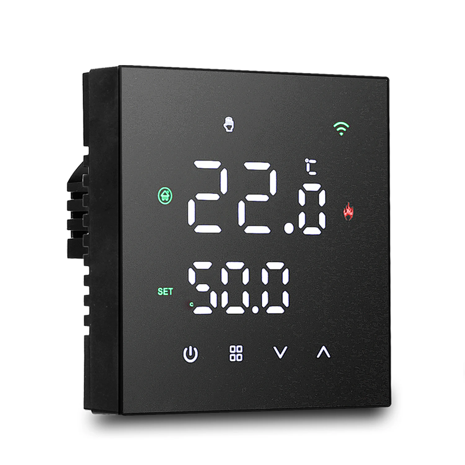 Matte frosted panel tuya thermostat wifi temperature controller touch screen floor heating control thermostat