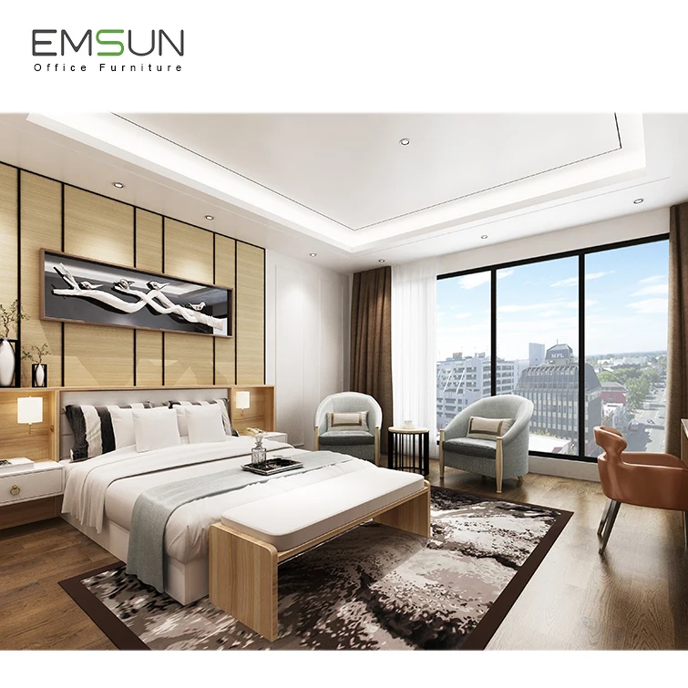 
OEM wholesale hotel furniture 5 star hotel bedroom set 