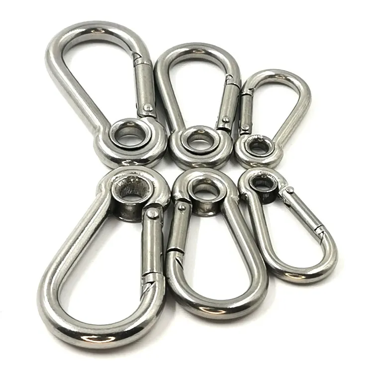 Stainless Steel Various Sizes Twist Snap Hook High Quality Metal Snap Hooks Durable Swivel Hooks for Handbags