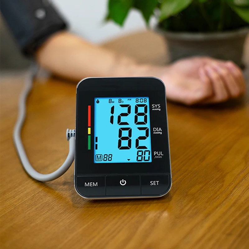 Автоматический электронный тонометр Портативный Ультратонкий прибор для измерения артериального давления монитор 2021