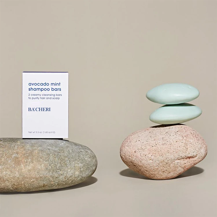 Kangrong Private Label Hair Care Organic Travel Size Moisturizing Nourishing Mint Avocado Shampoo Bar Soap Shampoo Bar