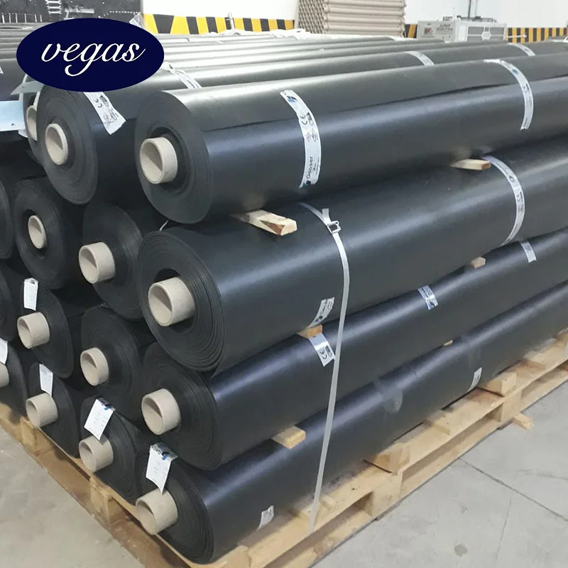 High Quality 1.0mm 2.0mm Water Waterproof Membrane  Fish tank dam pond liner price HDPE Geomembrane