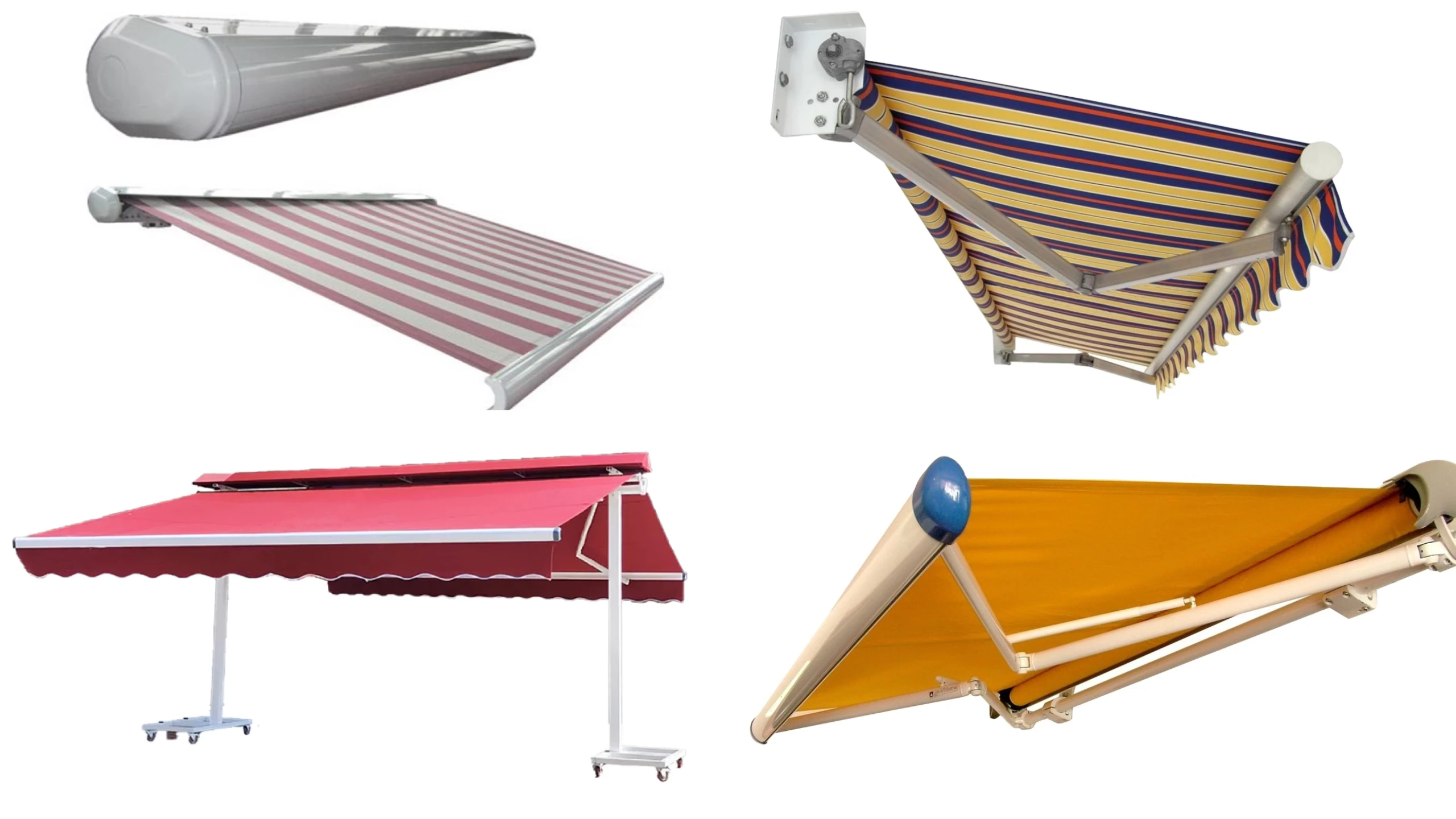 outdoor cheapest model new awning canopy pa coated powder coated motorised  best retractable double side sunshade patio awning