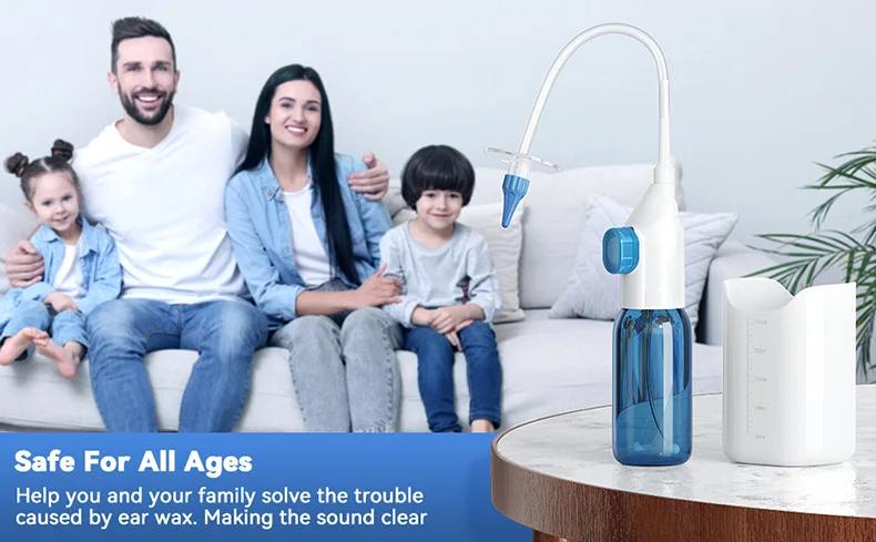 Portable E10 Ear Cleaning Device Ear Washing Cleaner Punch Ear Wax Removal Kit