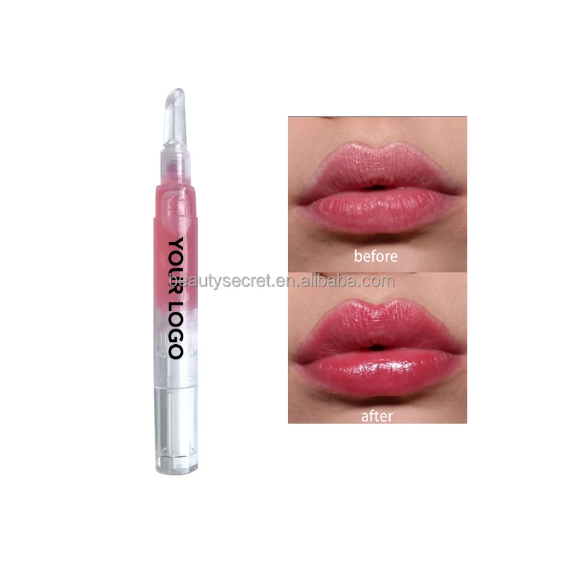 private label customized logo lip plumper gloss vegan hydrating hyaluronic acid plumping Lipgloss