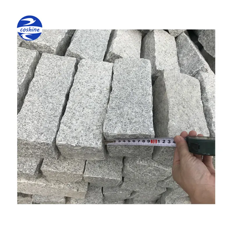 Light Grey Granite Driveway Edging Natural Road Side Stone